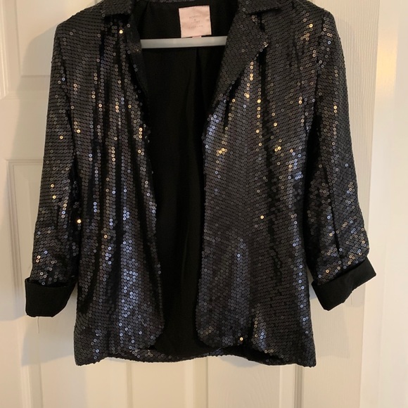 Black Sequin Jacket - Picture 2 of 2